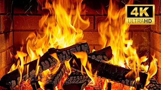 Bûches brûlantes et bruits de feu crépitants pour soulager le stress 🔥 Sons apaisants de la cheminé