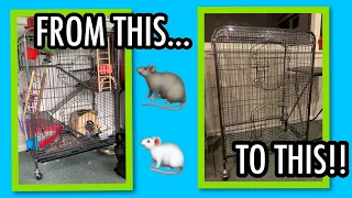 How to alter Rat cage to create smaller bars | DIY | Cerise1307 |