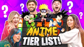 Anime Tier List Challenge ft. Valkyrae, Nadeshot, BrookeAB & More