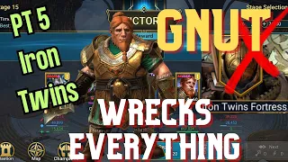 GNUT WRECKS EVERYTHING | Part 5 - Iron Twins | negative and neutral affinity covered