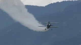 Pitts S-1 Special smoke on display at Airfield Nötsch | OE-CSW