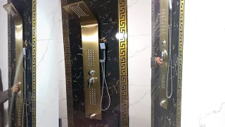 shower panel installation