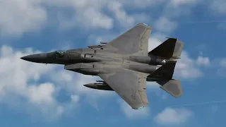 DCS WORLD F-15 DEMO FLIGHT TRAINING AT UGSB