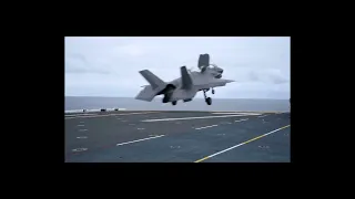 USMC F-35B Lightning IIs operations on USS Tripoli (LHA 7)