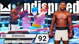 Sugar Ray Robinson Is The BEST Boxer on Undisputed!  | Undisputed Boxing Gameplay