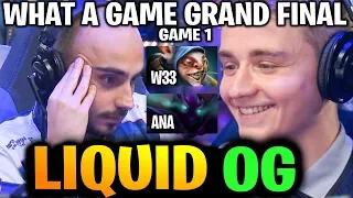 LIQUID vs OG (Game 1) COMEBACK & COMEBACK! What a Grand Final TI9 Dota 2