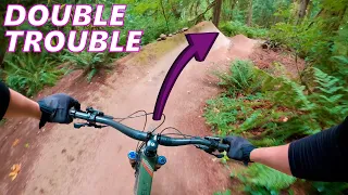 Duthie Hill Mountain Bike Park - Double Trouble Jump Line