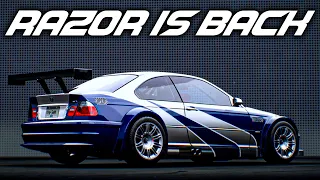 Razor RETURNS for The BMW M3 GTR in NFS Unbound! (Easter Egg / Reference)