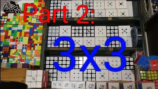 Solving My ENTIRE 190 Cube Collection!! [Part 2 - 3x3]