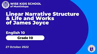 Linear Narrative Structure & Life and Works of James Joyce