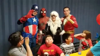 Cosplay Characters for Kindness at Isaac's 6th Birthday Party