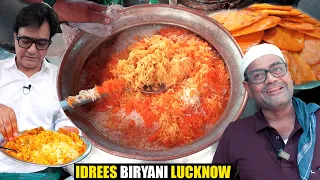 Idrees Biryani Lucknow World Famous | Making Awadhi Biryani In Lucknow | Lucknow Street Food