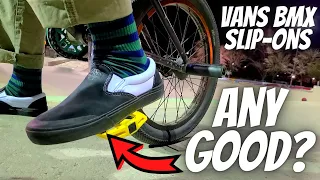 Are The New VANS BMX SLIP-ONS Any Good? *spoilers: yes*