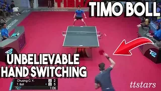 Timo Boll - Extreme Hand Switching