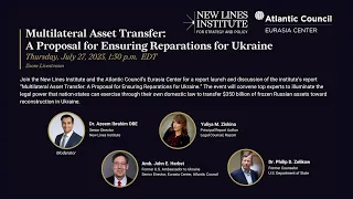 Multilateral asset transfer: A proposal to ensure reparations for Ukraine