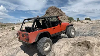 Solo Little Moab trip! Jeep LJ on 37’s