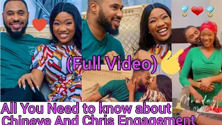(It's Official)Chinenye Nnebe vs Chris Okagbue Secret Relationship And Engagement 💍💍💍💐💐