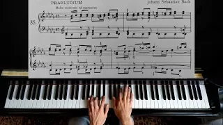 Bach - Prelude and Fugue WTC1 No. 22 in b flat minor BWV 867 | Piano Tutorial