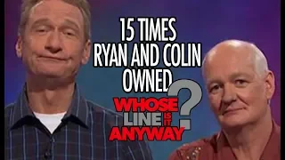 15 Times Ryan AND Colin Owned "Whose Line Is It, Anyway?"