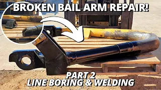 Repair BROKEN Bail Arm for CAT 637 Scraper | Part 2