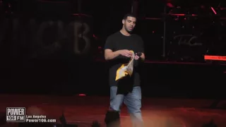 Drake performs (Headlines) at Power106 Cali Christmas 2011