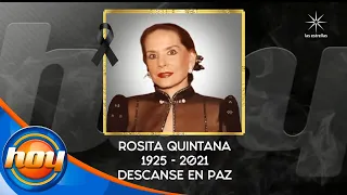 Fallece la actriz Rosita Quintana. Descanse en paz | Programa Hoy