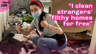 "I'm an extreme cleaner - I spend days cleaning strangers' filthy homes for free" | LOVE THIS!