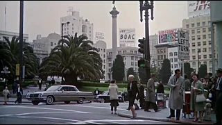 Tippi Hedren commercial vs opening scene of "The Birds"