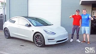 Alex Choi Reveals the Tesla Model 3 GADGET OVERLOAD!