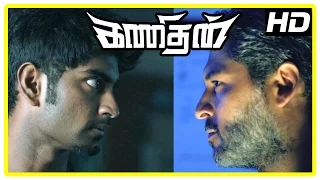 Kanithan Tamil movie | Scenes | Atharva saves Karunakaran | Tarun locates camera at his consultancy