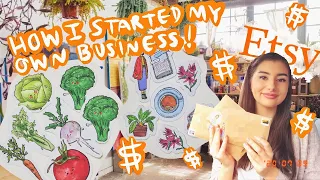 How I Started My Own Business (selling stickers on Etsy)