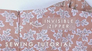 Invisible Zipper DETAILED Sewing Tutorial | My Secrets of Perfect Installing With Facing