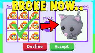 I traded 100,000 BUCKS, but I ACCEPT every trade! (Adopt Me)