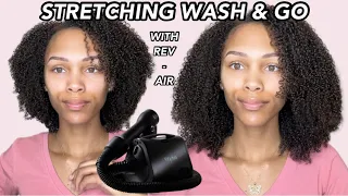 Stretching My Wash & Go With The Revair Hair Dryer