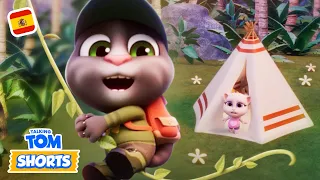 ⛺️ Acampada en el patio 🌲 - Cortos de Talking Tom (Temporada 2, episodio 50)