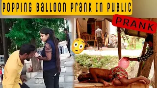 Popping Balloons Prank On Public🎈🎈||Crazy Prank On Public||@souravmirdda2822