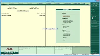 Change Financial year 2020-2021 in Tally - Transfer Closing balance as opening Balance in Tally ERP9