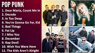 POP PUNK Mix - All Time Low, Paramore, Sum 41, The Offspring - Dear Maria, Count Me In, Decode, ...