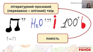 Українська література. 8 клас. Ніна Бічуя. "Шпага славка Беркути".