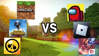 MPB VS ARF 🔥(Minecraft Pubg Brawl Stars Vs Amongus Roblox Free Fire) 🤔😎