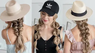 Easy Summer Hat Hairstyles ☀️