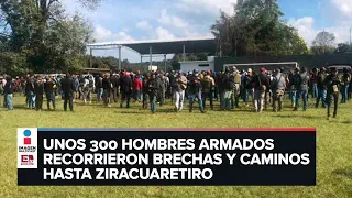 Civiles armados de Pueblos Unidos extienden su dominio a Ziracuaretiro, Michoacán