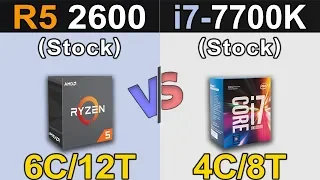 Ryzen 5 2600 Vs. i7-7700K | 1080p and 1440p Gaming Benchmarks