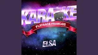 T'en Vas Pas — Karaoké Playback Instrumental — Rendu Célèbre Par Elsa