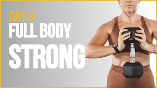 DAY 4//FULL BODY STRONG | Build Lean Muscle Over 40 [Advanced] At Home