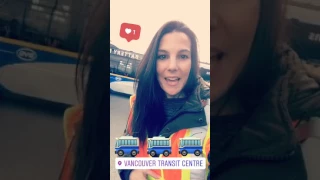 Instagram Story: Checking out the new electric bus pilot program announcement! - May 12, 2017