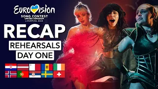 Eurovision ESC 2023 | RECAP Rehearsals Day One (Long Clips)