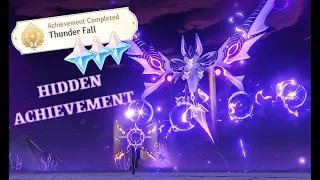 "THUNDER FALL" - hidden achievement || (Genshin Impact)