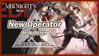 Operator Baru *6 Guard [Crusher]  - Hoederer - Arknights Info Indonesia