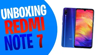 REDMI NOTE 7 azul! Mais LINDO que o mi 8 Lite? UNBOXING e primeiras impressões